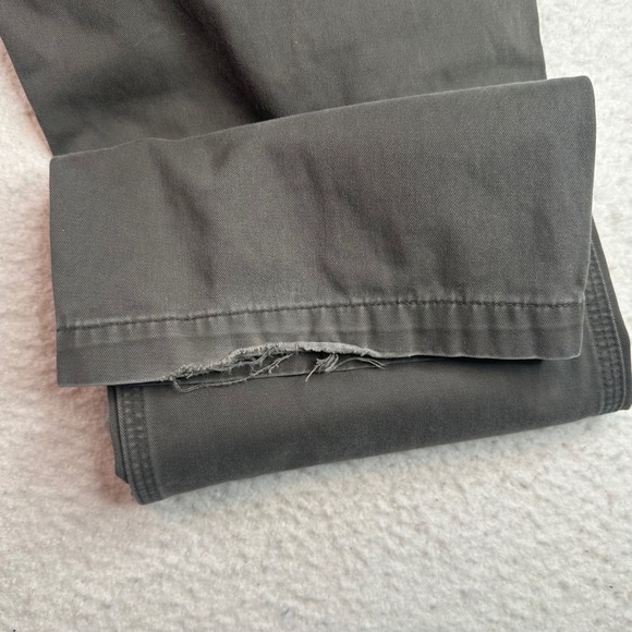 Carhartt B324 DFE Relaxed Fit Carpenter Pants Mens 40x32 Grey Moss Workwear - Picture 12 of 13